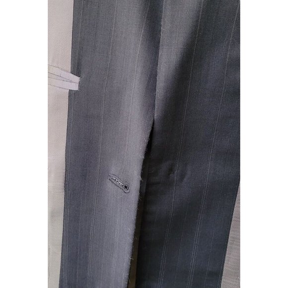 CALVIN KLEIN 38R MEN'S SPORT COAT GRAY WOOL BLEND TWO-BUTTON TWO-VENTS B524 - Picture 8 of 13